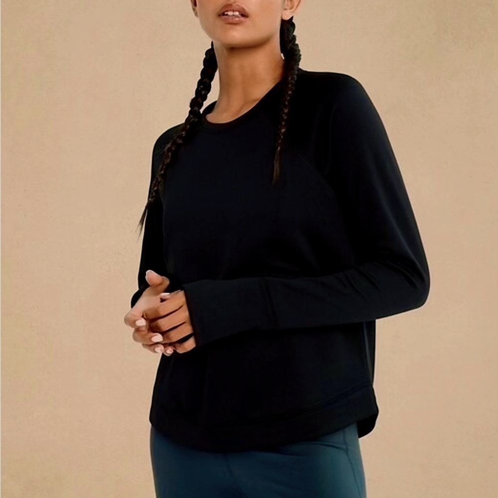 Athleta - Black Long Sleeve Athletic Top